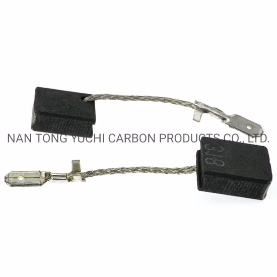 Escova de carbono para lixadeira de correia Aeg Hbs Hbse BBS Bbse 100/escova de carbono com mola de metal